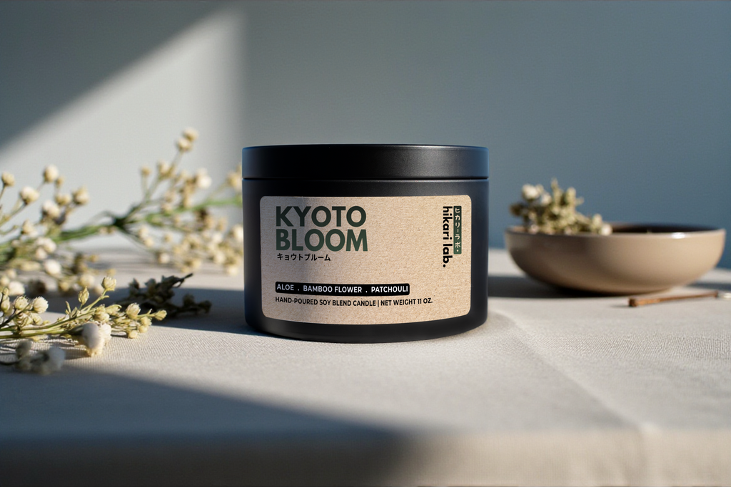 KYOTO BLOOM | 6 oz. & 12oz. | Non-toxic Soy Blend Candle